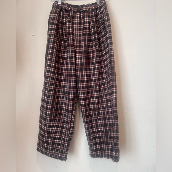 Zara Other - Zara Checkered Trousers in Black and Brown